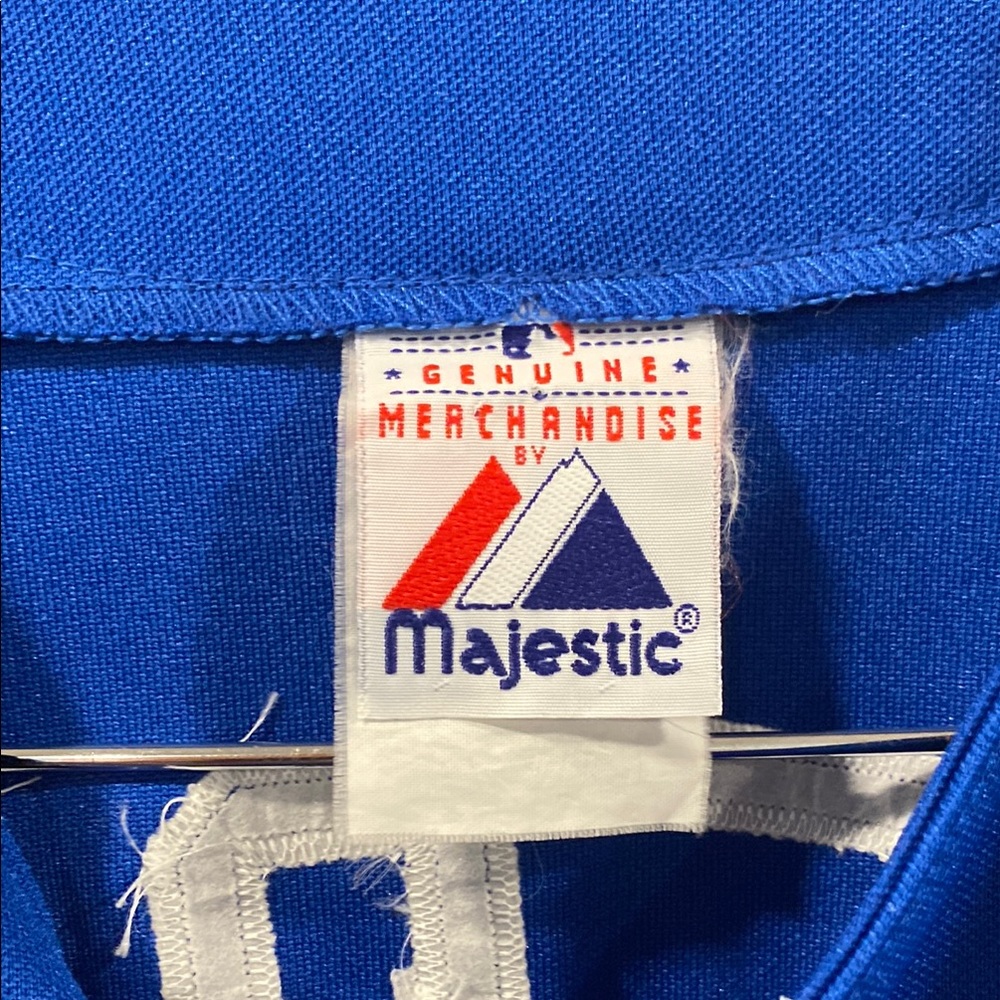 Majestic Blue Cubs Jersey Classic Baseball Top - Picture 5 of 5
